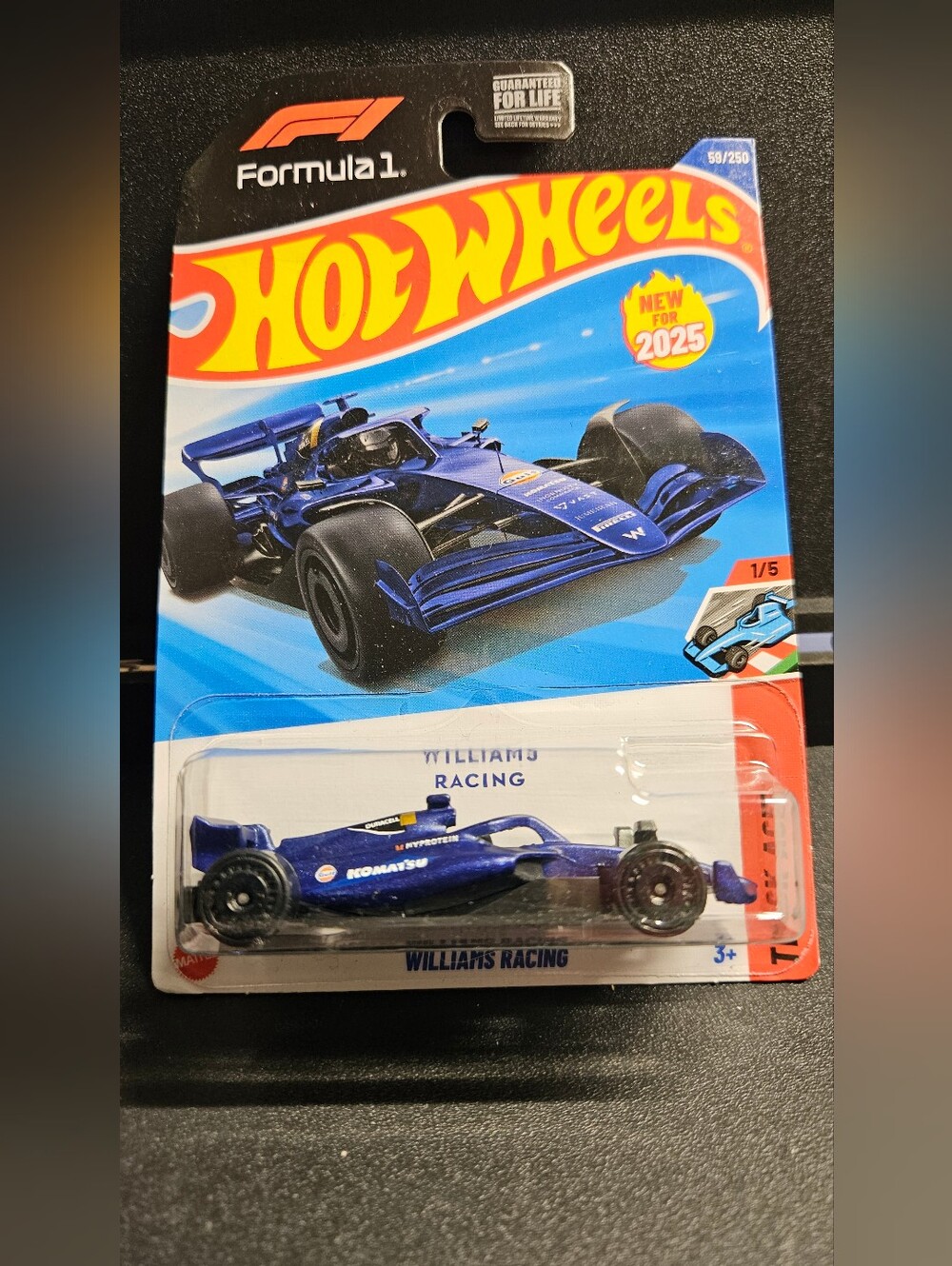 HW Dark Navy Blue Williams Racing Track Aces Formula 1